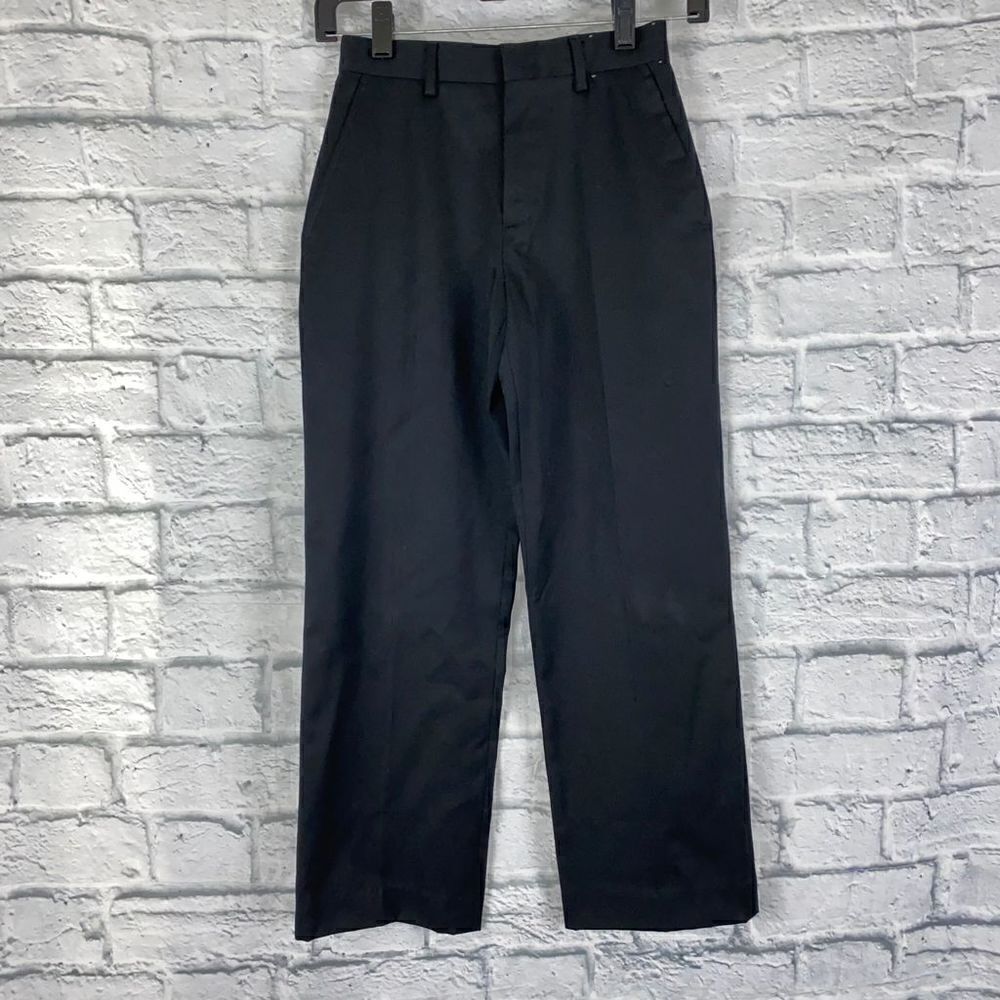 Boys black color dress pants approx 11.5” waist approx 24” inseam